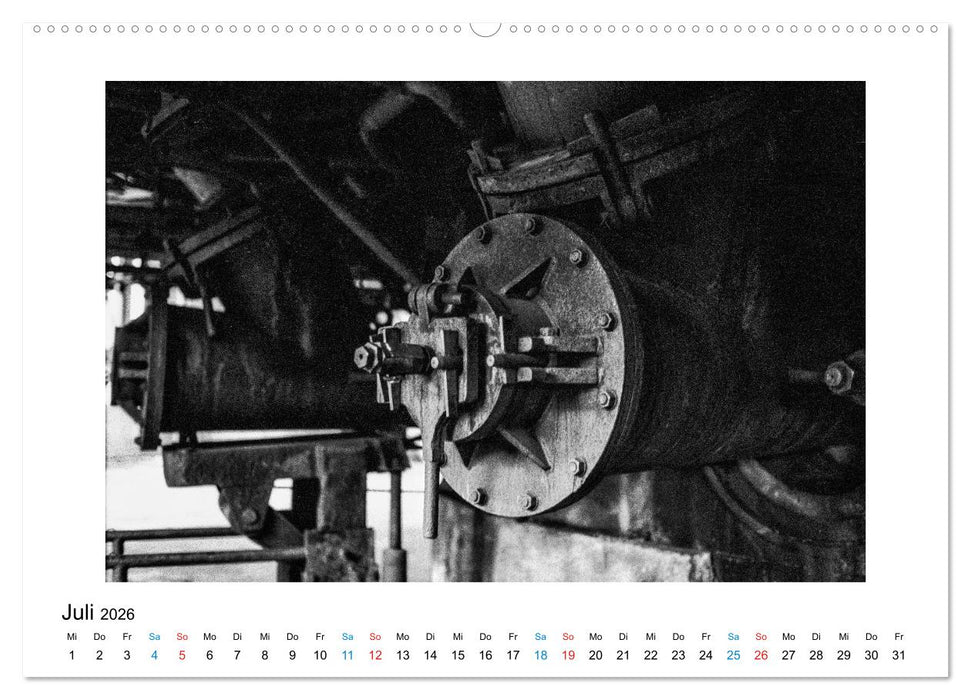 Die große Stille – Industriekultur im Revier (CALVENDO Premium Wandkalender 2026)