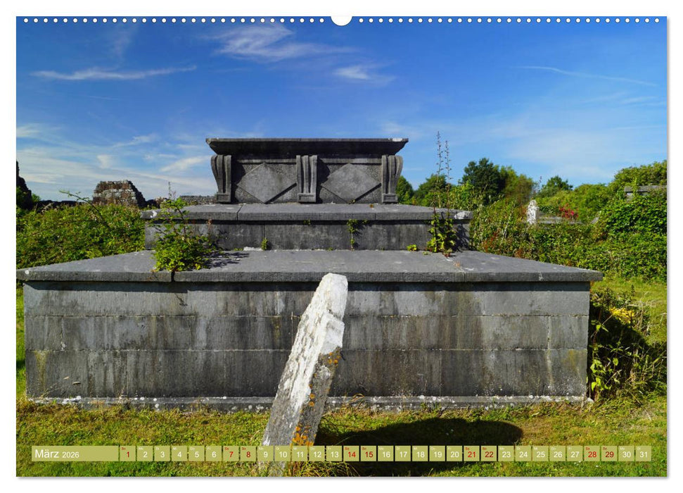 Ehrfürchtige Stille - Friedhöfe in Irland (CALVENDO Premium Wandkalender 2026)