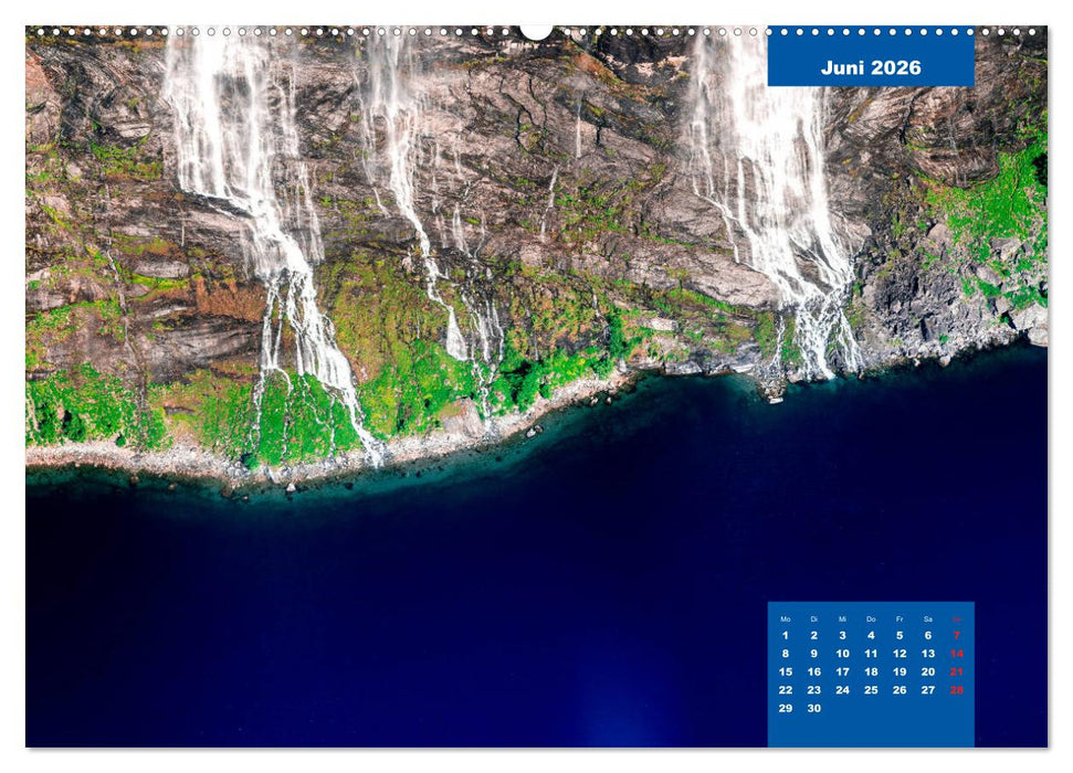 Geiranger - grandiose Fjordlandschaft (CALVENDO Premium Wandkalender 2026)