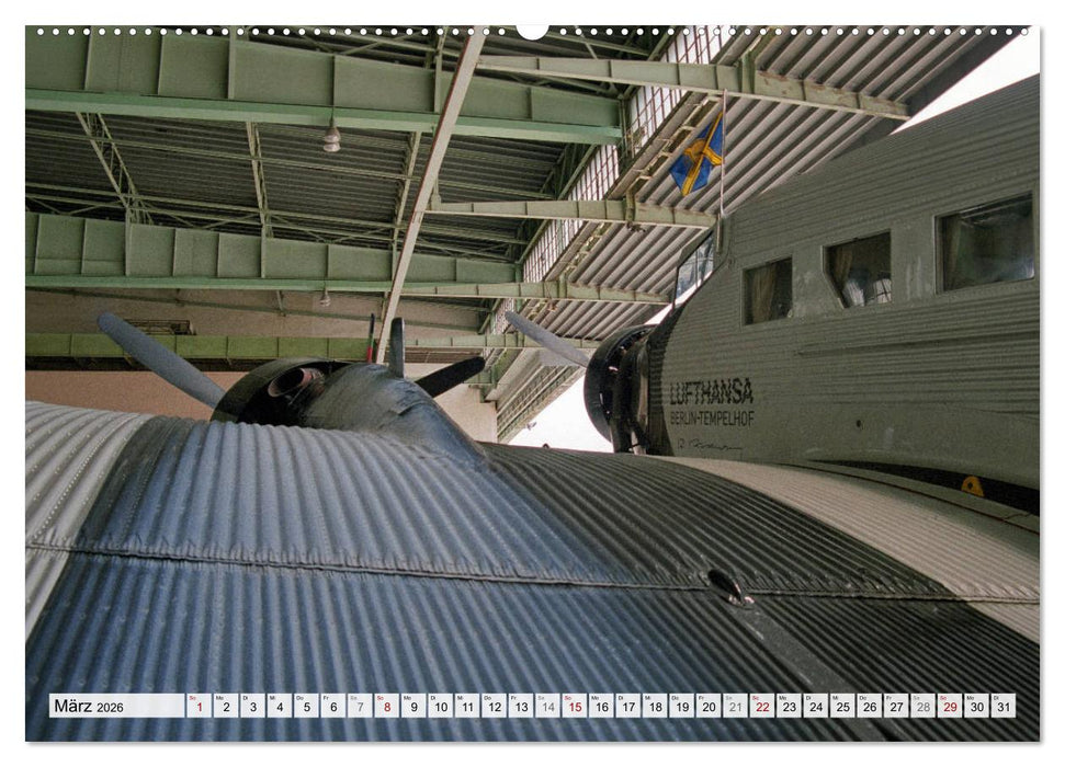 Junkers Ju-52 Rundflug über Berlin (CALVENDO Premium Wandkalender 2026)