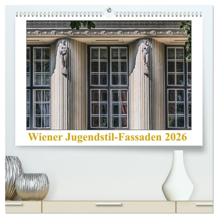 Wiener Jugendstil-Fassaden (CALVENDO Premium Wandkalender 2026)