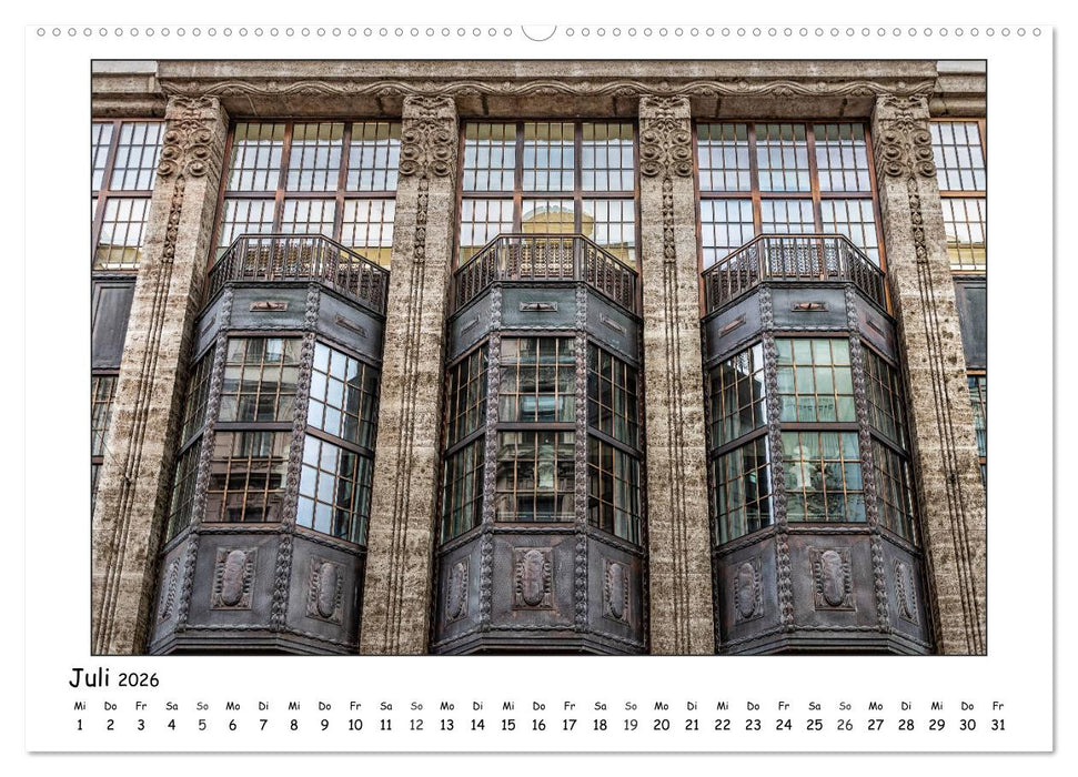 Wiener Jugendstil-Fassaden (CALVENDO Premium Wandkalender 2026)