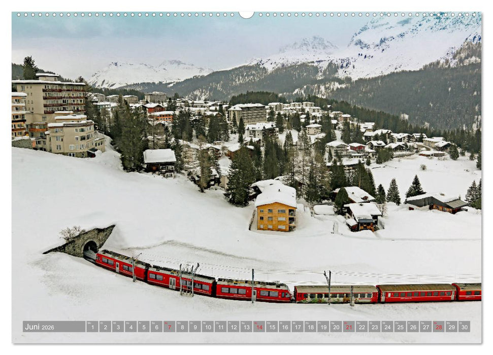 AROSA im Winter (CALVENDO Premium Wandkalender 2026)