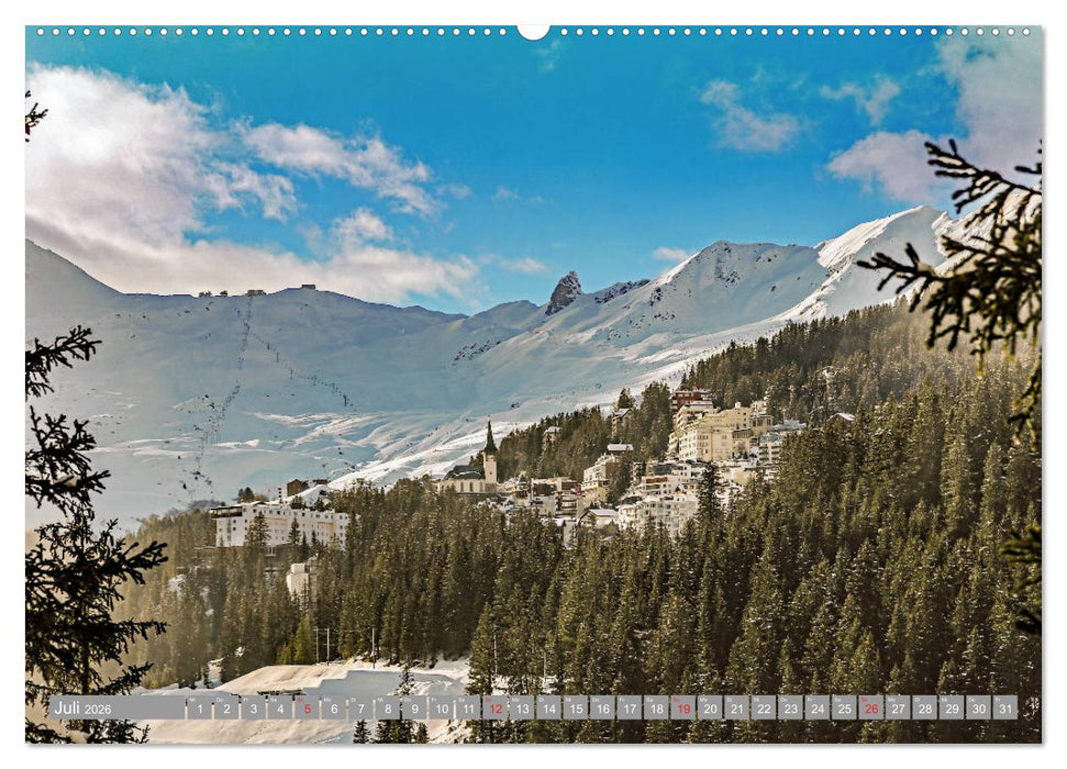 AROSA im Winter (CALVENDO Premium Wandkalender 2026)