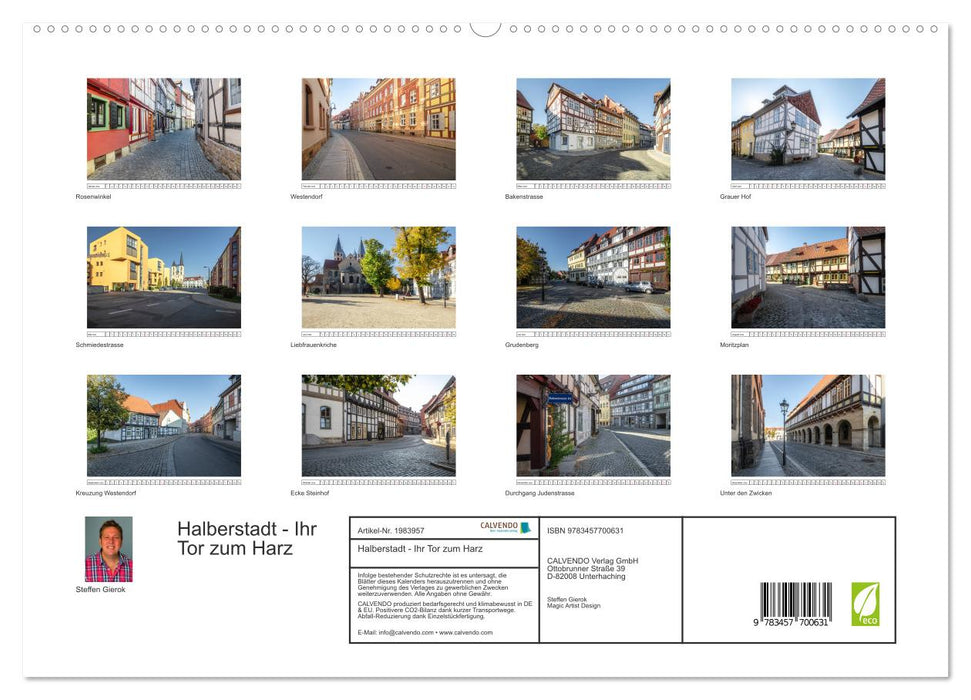 Halberstadt - Ihr Tor zum Harz (CALVENDO Premium Wandkalender 2026)