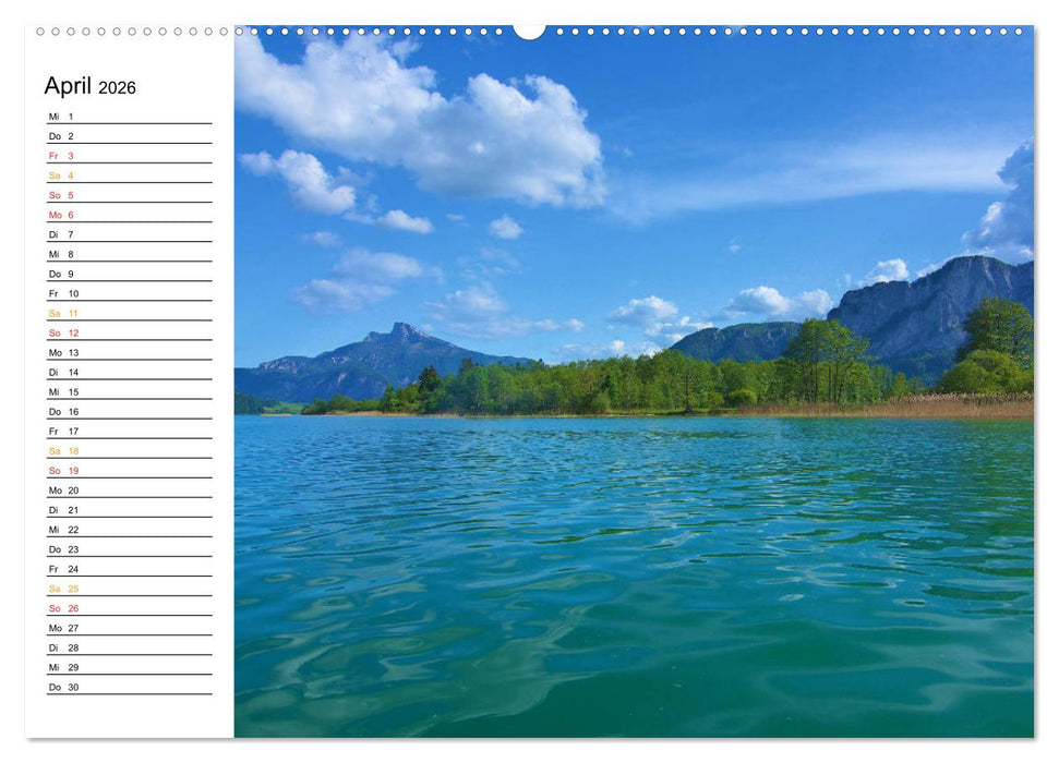 Traumhafter Mondsee (CALVENDO Premium Wandkalender 2026)