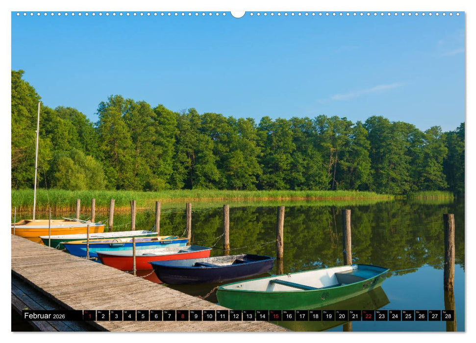 Stille Seen um Himmelpfort (CALVENDO Wandkalender 2026)