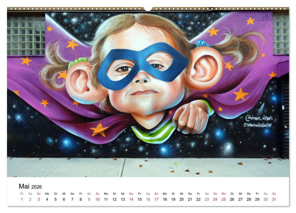 Brooklyn Street Art (CALVENDO Wandkalender 2026)