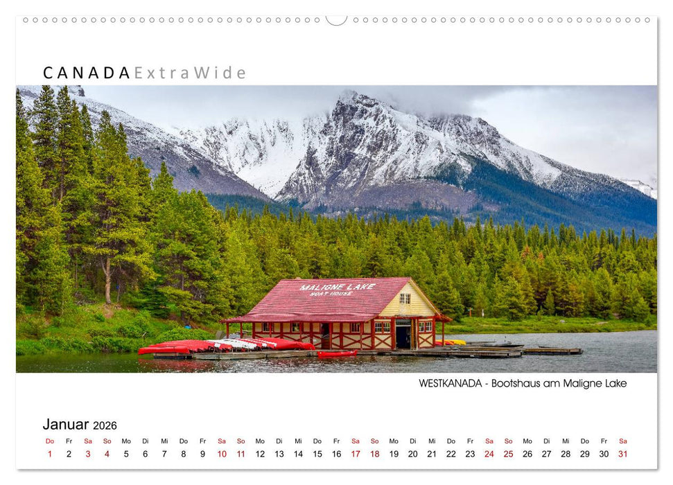 Impressionen aus Westkanada (CALVENDO Wandkalender 2026)
