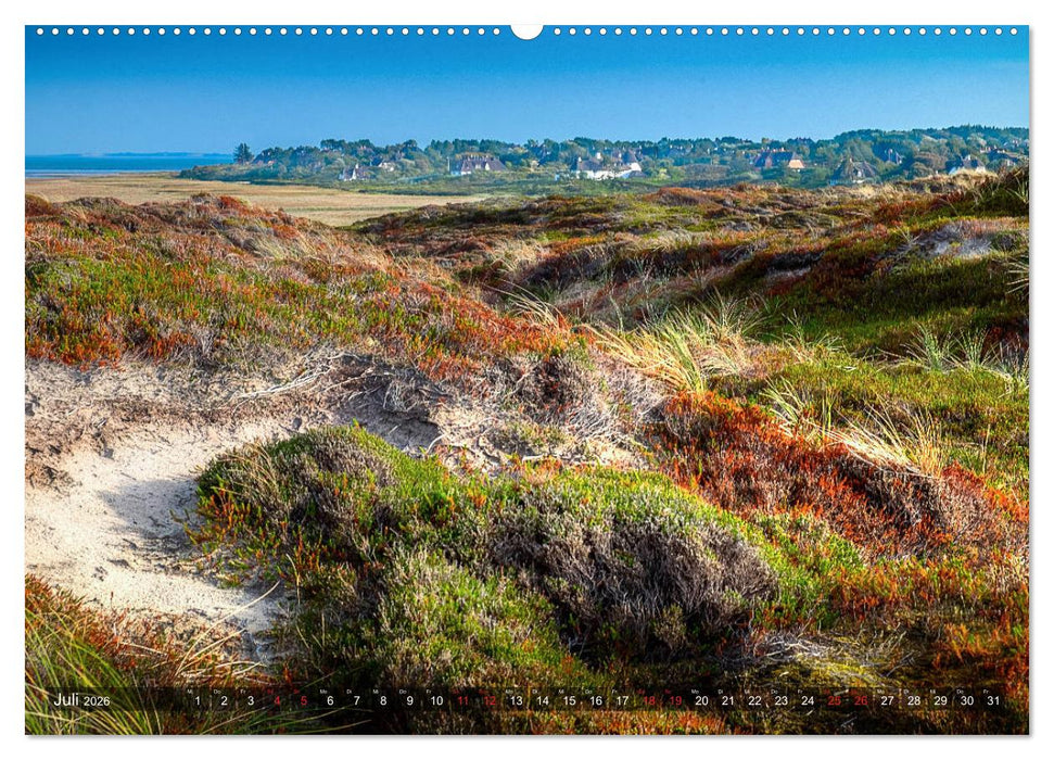 Sylt - Farbige Momente (CALVENDO Premium Wandkalender 2026)