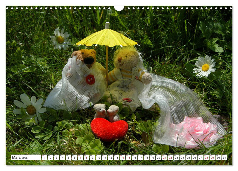 Die Hochzeitsbärchen (CALVENDO Wandkalender 2026)