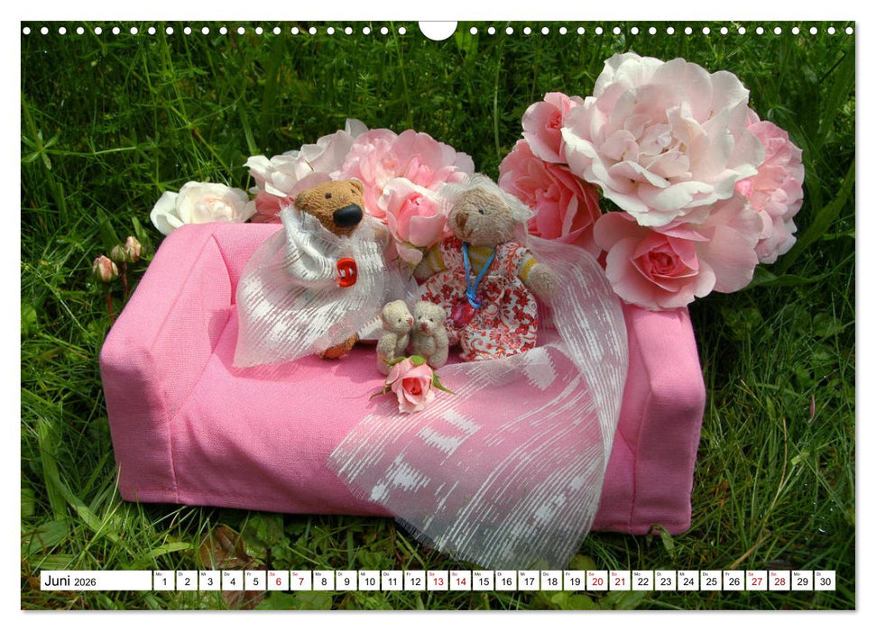 Die Hochzeitsbärchen (CALVENDO Wandkalender 2026)