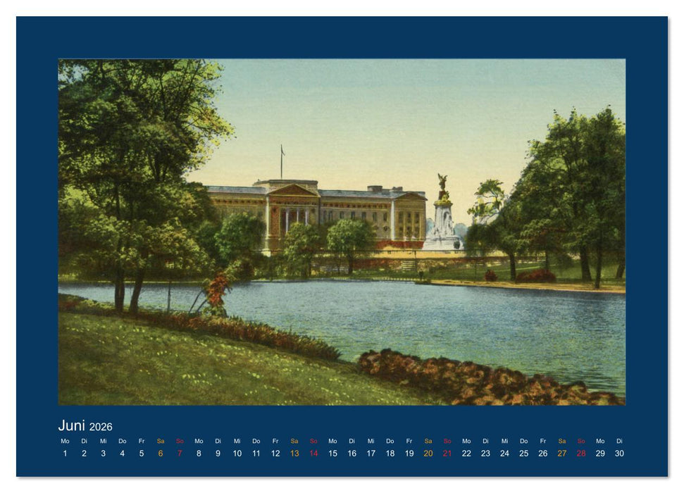 Historisches London von 1888 bis 1918 (CALVENDO Premium Wandkalender 2026)