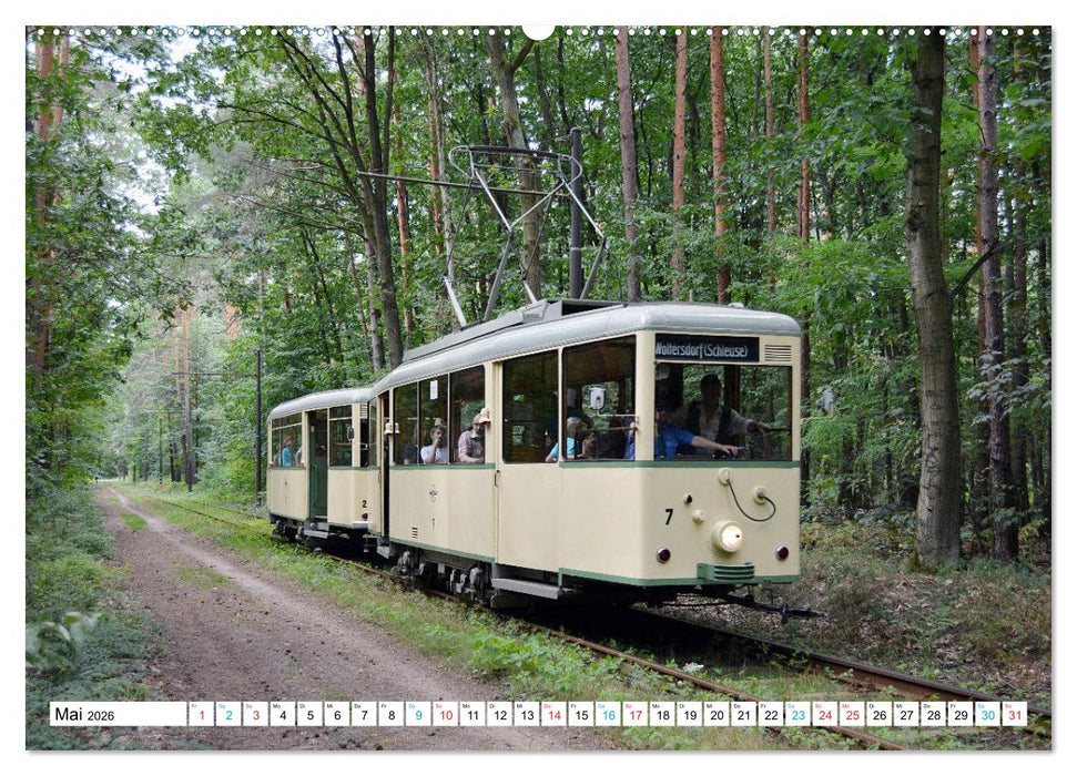 Tram historisch (CALVENDO Premium Wandkalender 2026)