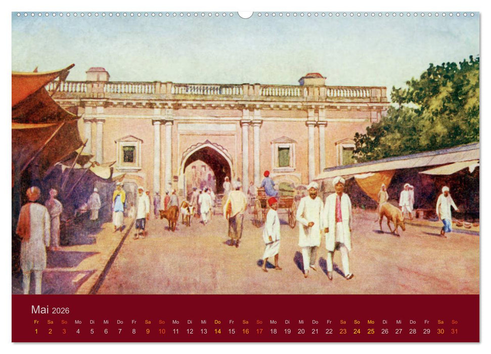 Altes Indien um 1900 (CALVENDO Premium Wandkalender 2026)