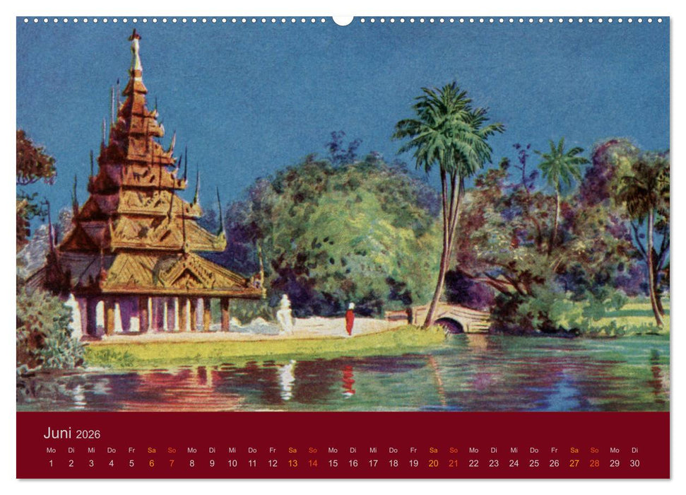 Altes Indien um 1900 (CALVENDO Premium Wandkalender 2026)
