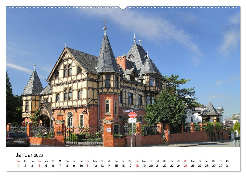 Wiesbaden - Stadt der Villen (CALVENDO Wandkalender 2026)