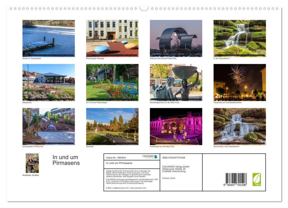 In und um Pirmasens (CALVENDO Premium Wandkalender 2026)