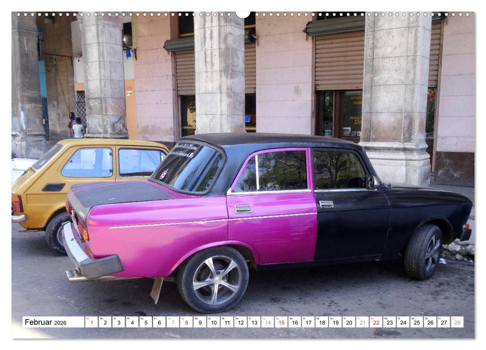 MOSKWITSCH - Auto-Legende der UdSSR (CALVENDO Premium Wandkalender 2026)