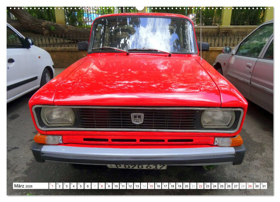 MOSKWITSCH - Auto-Legende der UdSSR (CALVENDO Premium Wandkalender 2026)