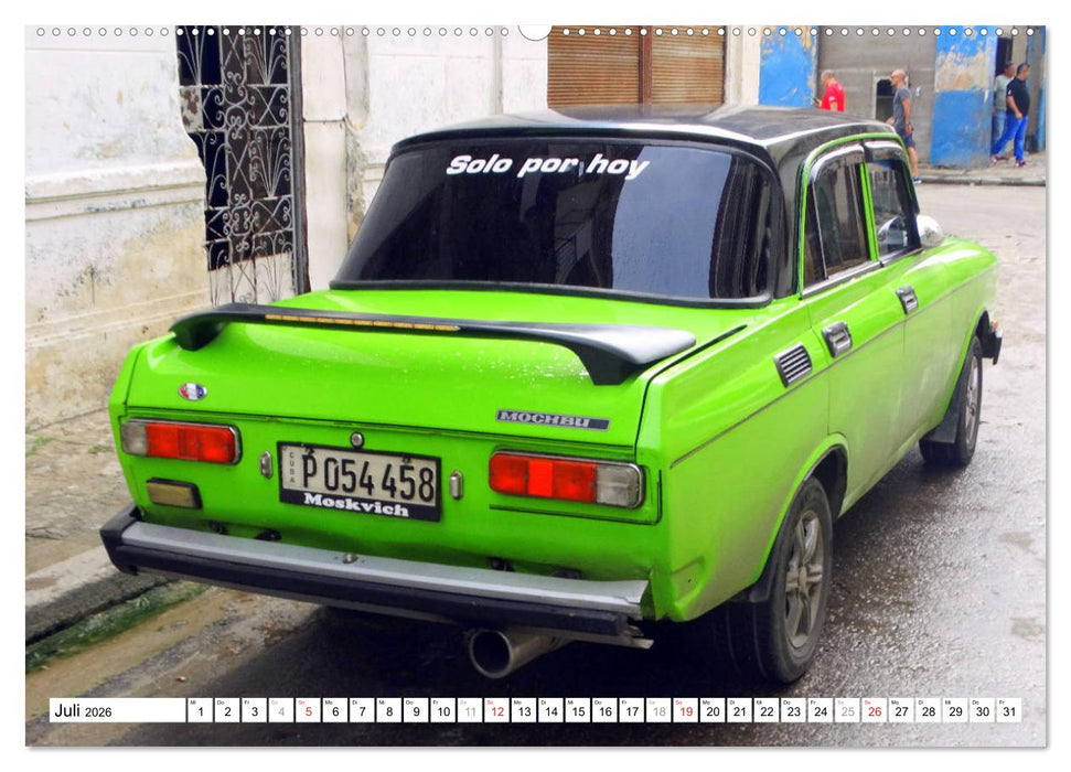 MOSKWITSCH - Auto-Legende der UdSSR (CALVENDO Premium Wandkalender 2026)