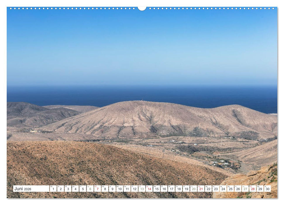 Fuerteventura - Wüstenzauber und Meeresrauschen (CALVENDO Premium Wandkalender 2026)