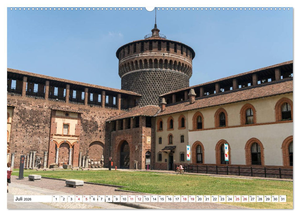 Italien - Mailand (CALVENDO Premium Wandkalender 2026)