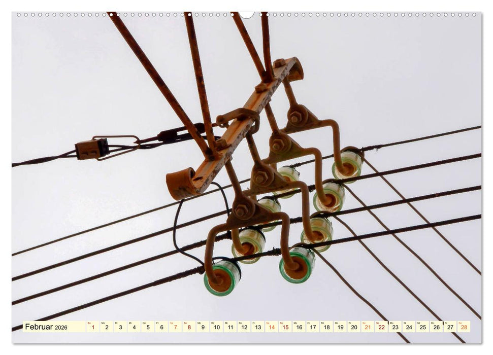 Strommasten - Wege des Stroms (CALVENDO Premium Wandkalender 2026)
