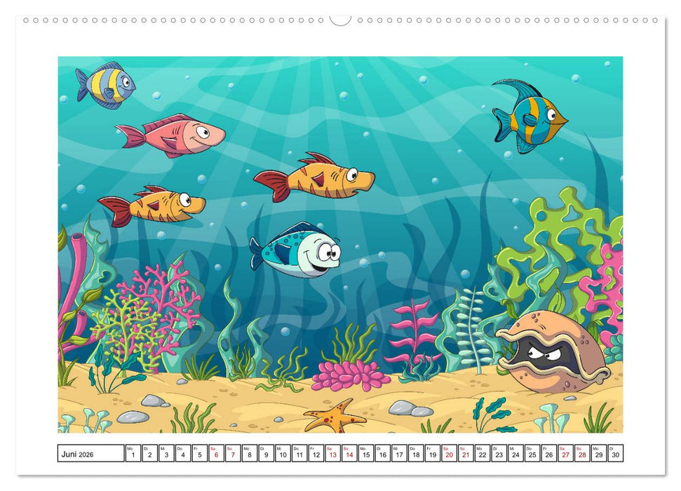 Der bunte Kinderkalender (CALVENDO Wandkalender 2026)