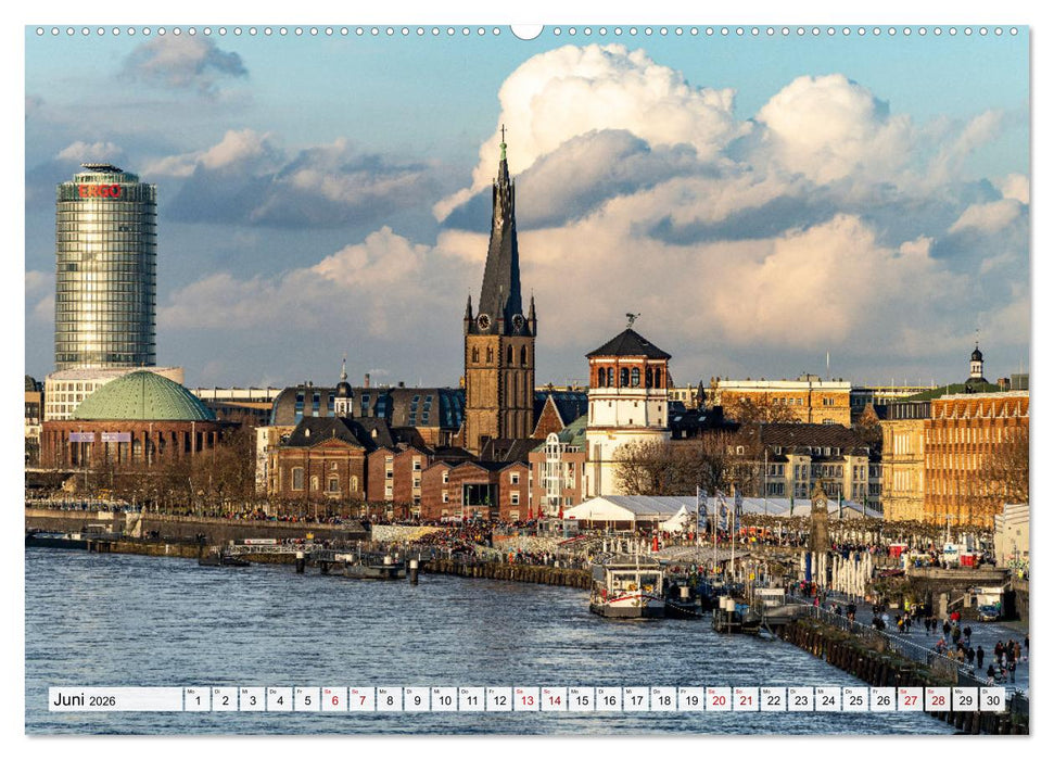 Landeshauptstadt Düsseldorf (CALVENDO Wandkalender 2026)