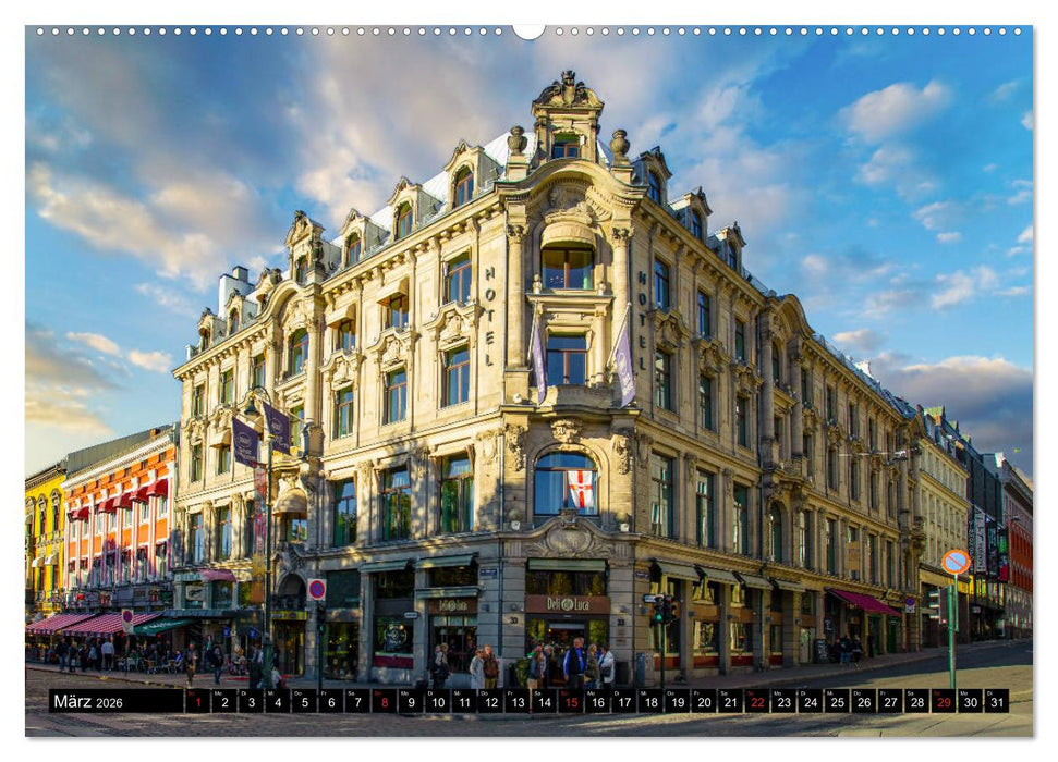 Oslo Impressionen (CALVENDO Premium Wandkalender 2026)
