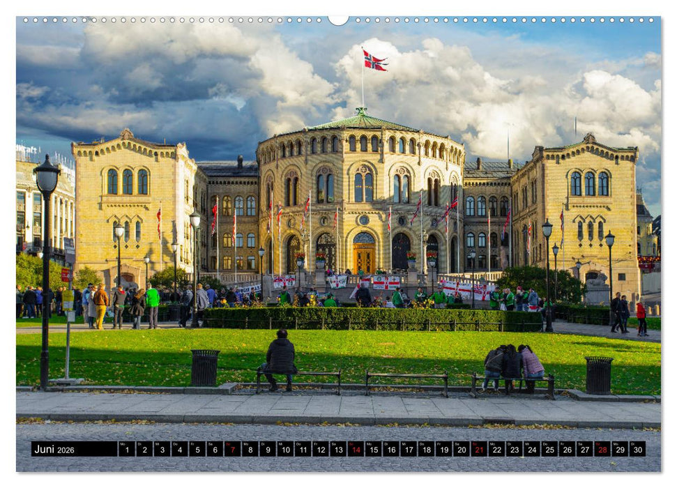Oslo Impressionen (CALVENDO Premium Wandkalender 2026)