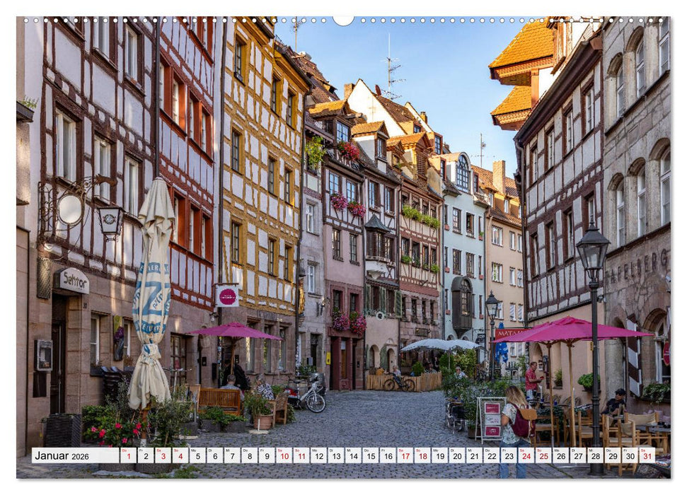 Wunderbares Nürnberg (CALVENDO Premium Wandkalender 2026)