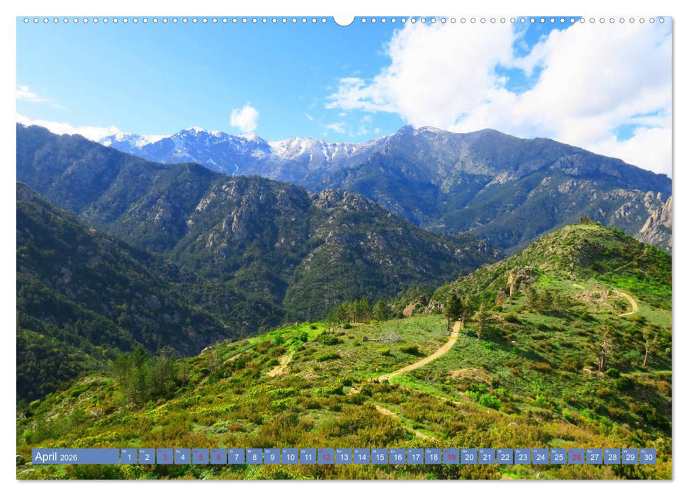 Korsika - Wandern zu den Naturwundern (CALVENDO Premium Wandkalender 2026)
