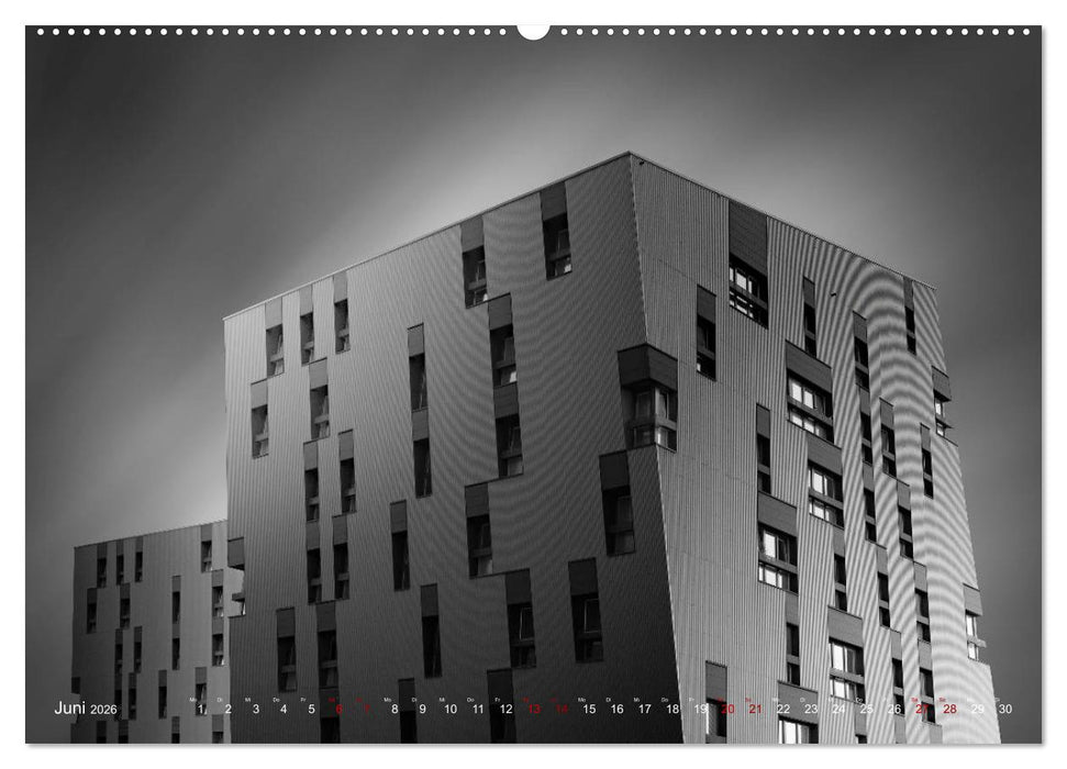 Monochrome Architektur (CALVENDO Premium Wandkalender 2026)