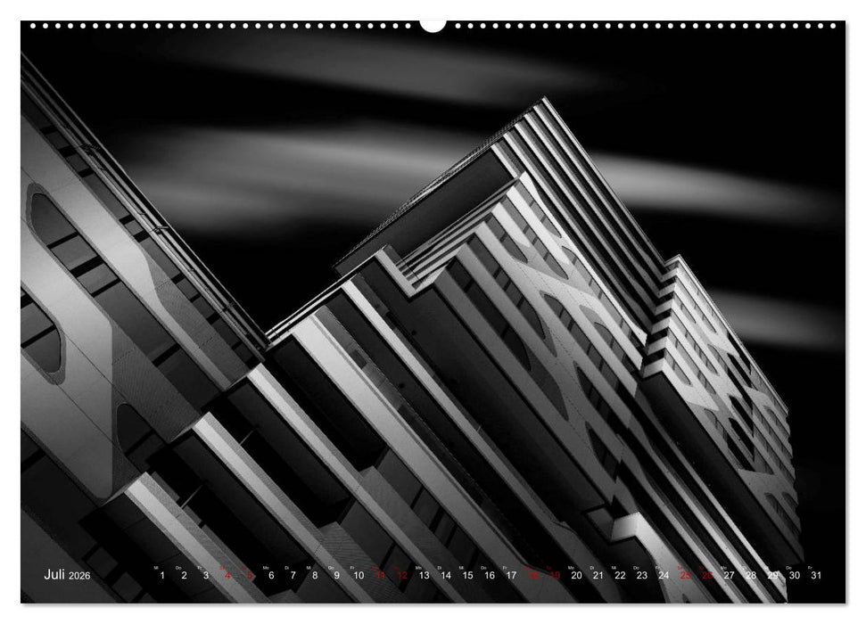 Monochrome Architektur (CALVENDO Premium Wandkalender 2026)