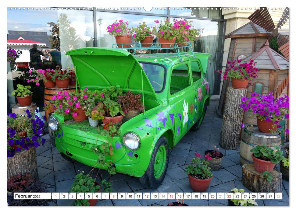 Sowjet-Mobile - Oldtimer der UdSSR (CALVENDO Premium Wandkalender 2026)