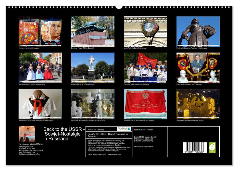 Back to the USSR - Sowjet-Nostalgie in Russland (CALVENDO Premium Wandkalender 2026)