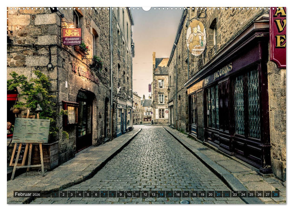 Bretagne zum Verlieben (CALVENDO Premium Wandkalender 2026)