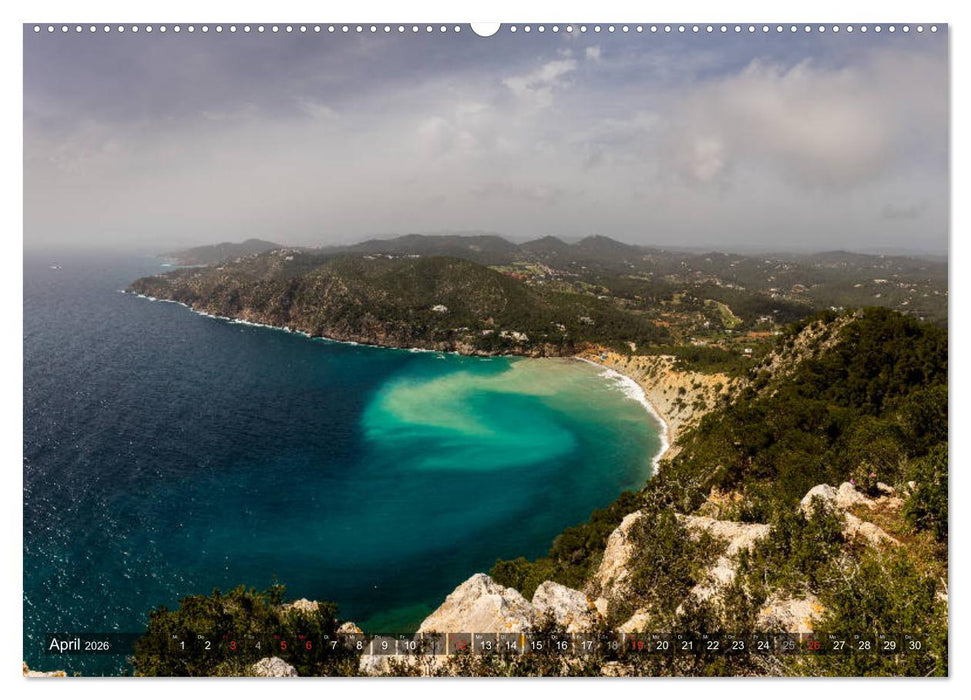 Ibiza Küste, Buchten und Strände (CALVENDO Premium Wandkalender 2026)