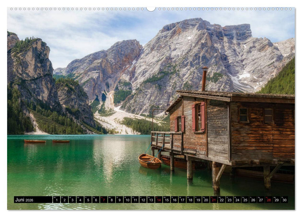 Fotoreise Europa, 12 Must-Visit-Orte von Nord- nach Südeuropa (CALVENDO Premium Wandkalender 2026)