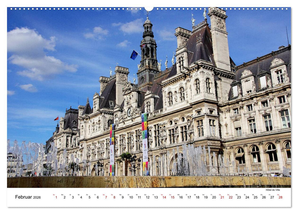Paris - zwischen gestern und morgen (CALVENDO Premium Wandkalender 2026)