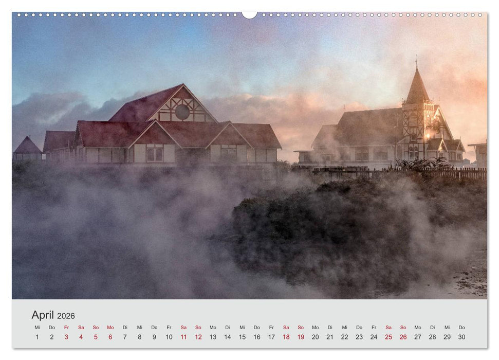 Neuseeland - Eine fotografische Rundreise von Nord nach Süd (CALVENDO Premium Wandkalender 2026)