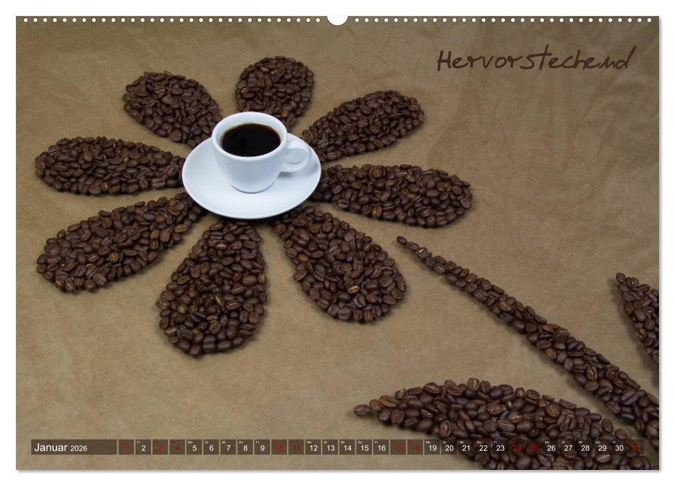 Aufblühendes Aroma (CALVENDO Premium Wandkalender 2026)