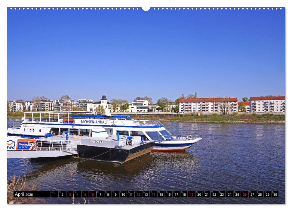 Frühling in Magdeburg (CALVENDO Premium Wandkalender 2026)