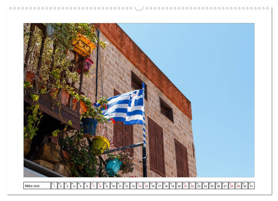Rhodos, eine Sonneninsel (CALVENDO Premium Wandkalender 2026)