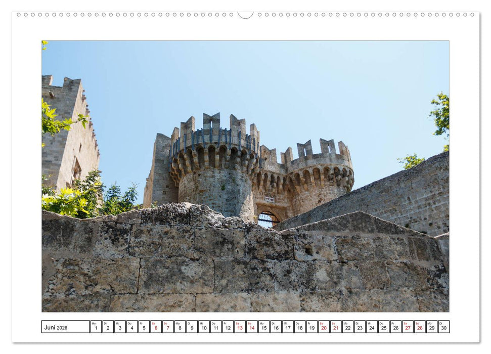 Rhodos, eine Sonneninsel (CALVENDO Premium Wandkalender 2026)