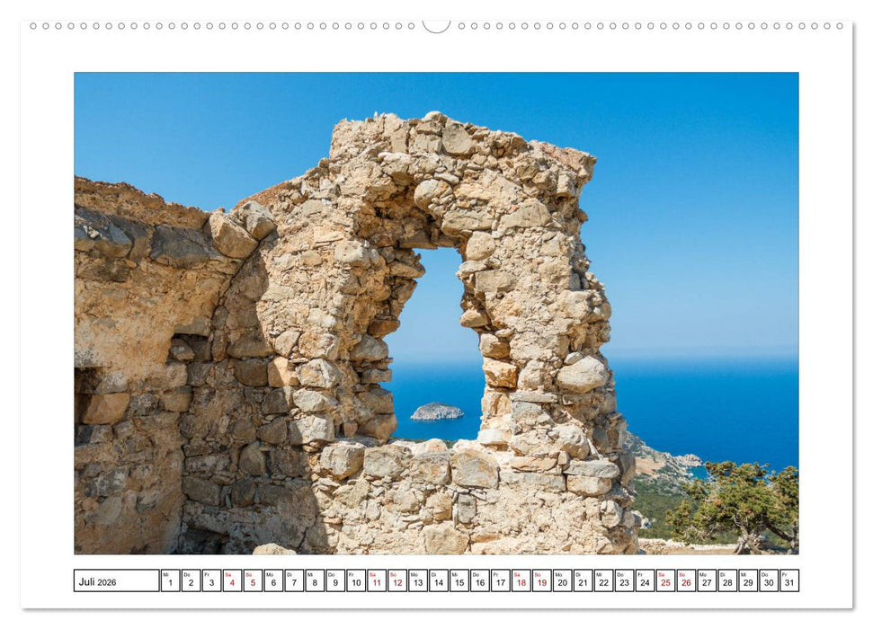 Rhodos, eine Sonneninsel (CALVENDO Premium Wandkalender 2026)