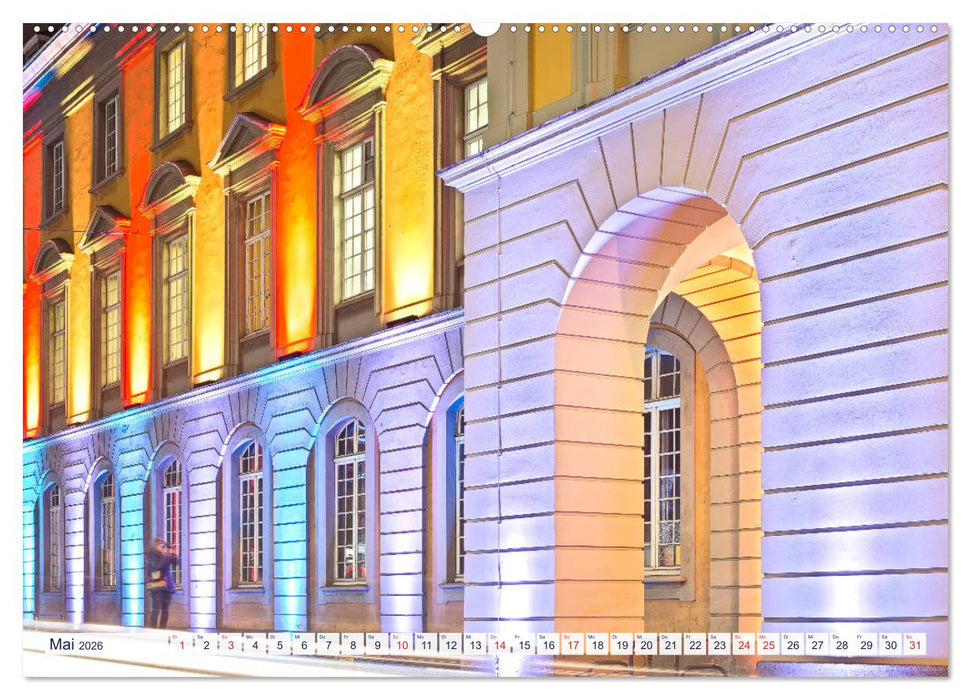 BONN für Nachtschwärmer (CALVENDO Premium Wandkalender 2026)