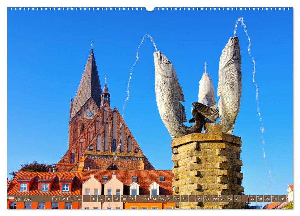 Vinetastadt Barth - Spaziergang durch die historische Stadt (CALVENDO Premium Wandkalender 2026)